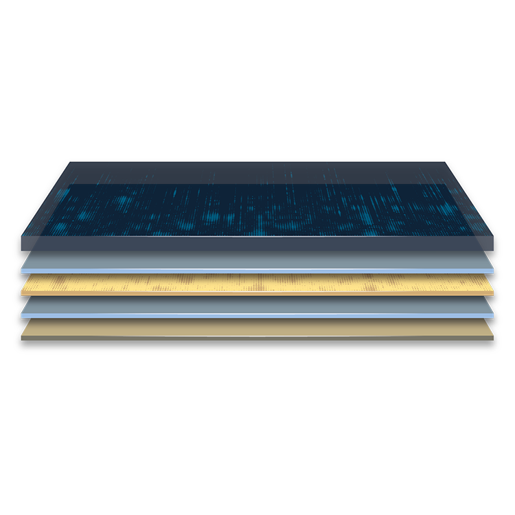 A breakdown of the layers that make up window films